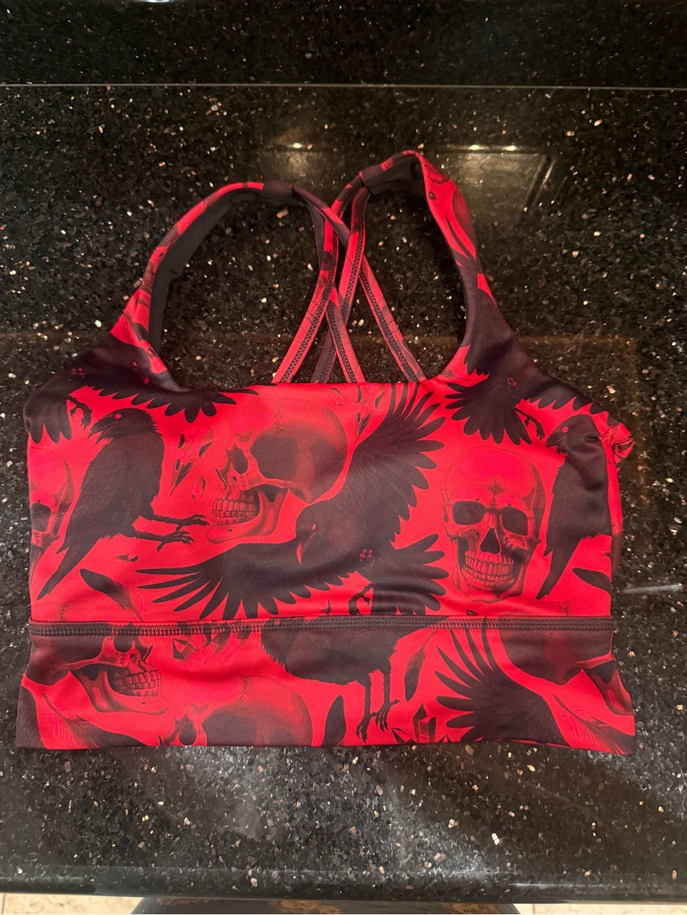CVG Raven Skulls Bra Sz S rare sold out print